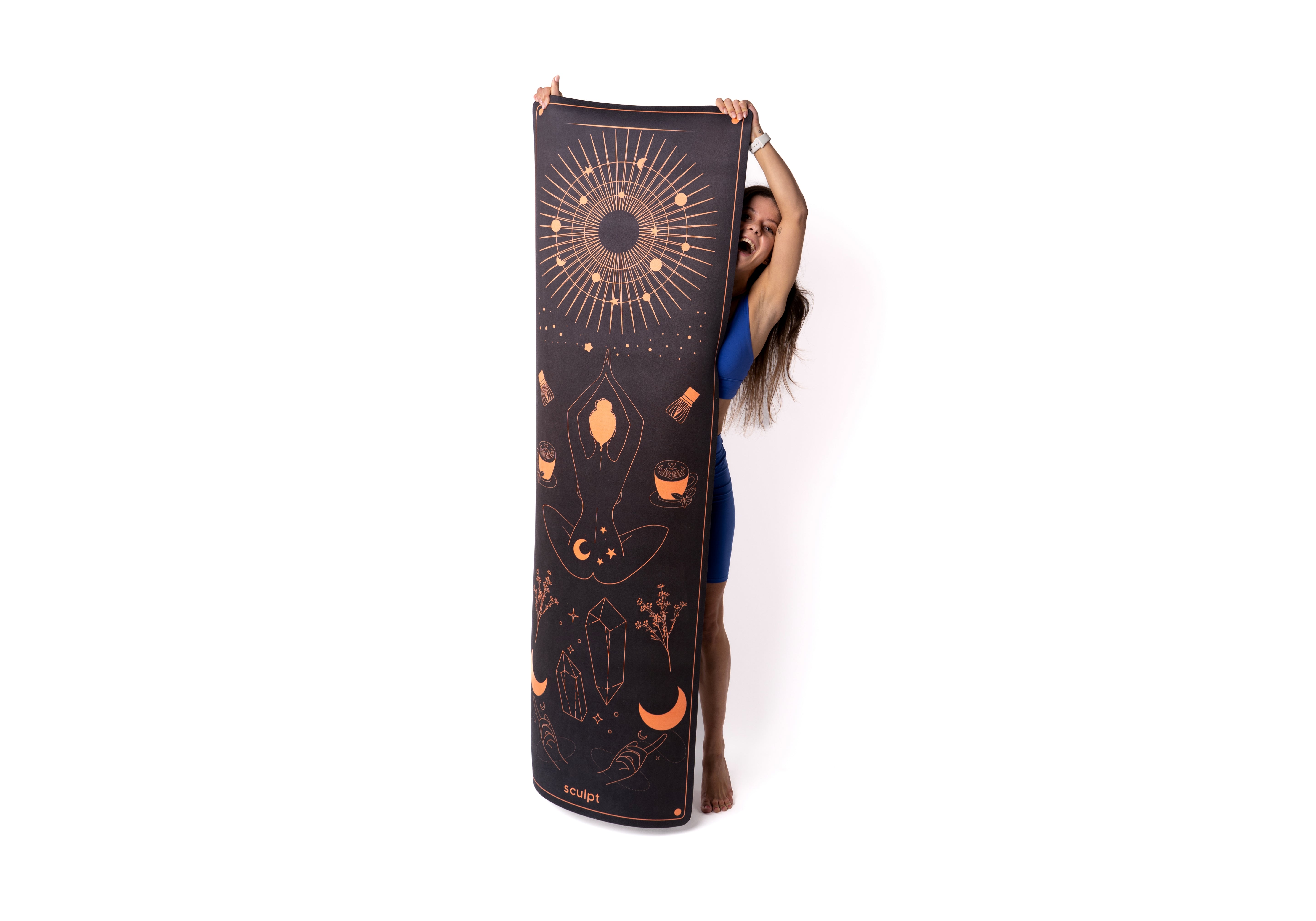 Glow mata do jogi - Cosmic Flow - Black