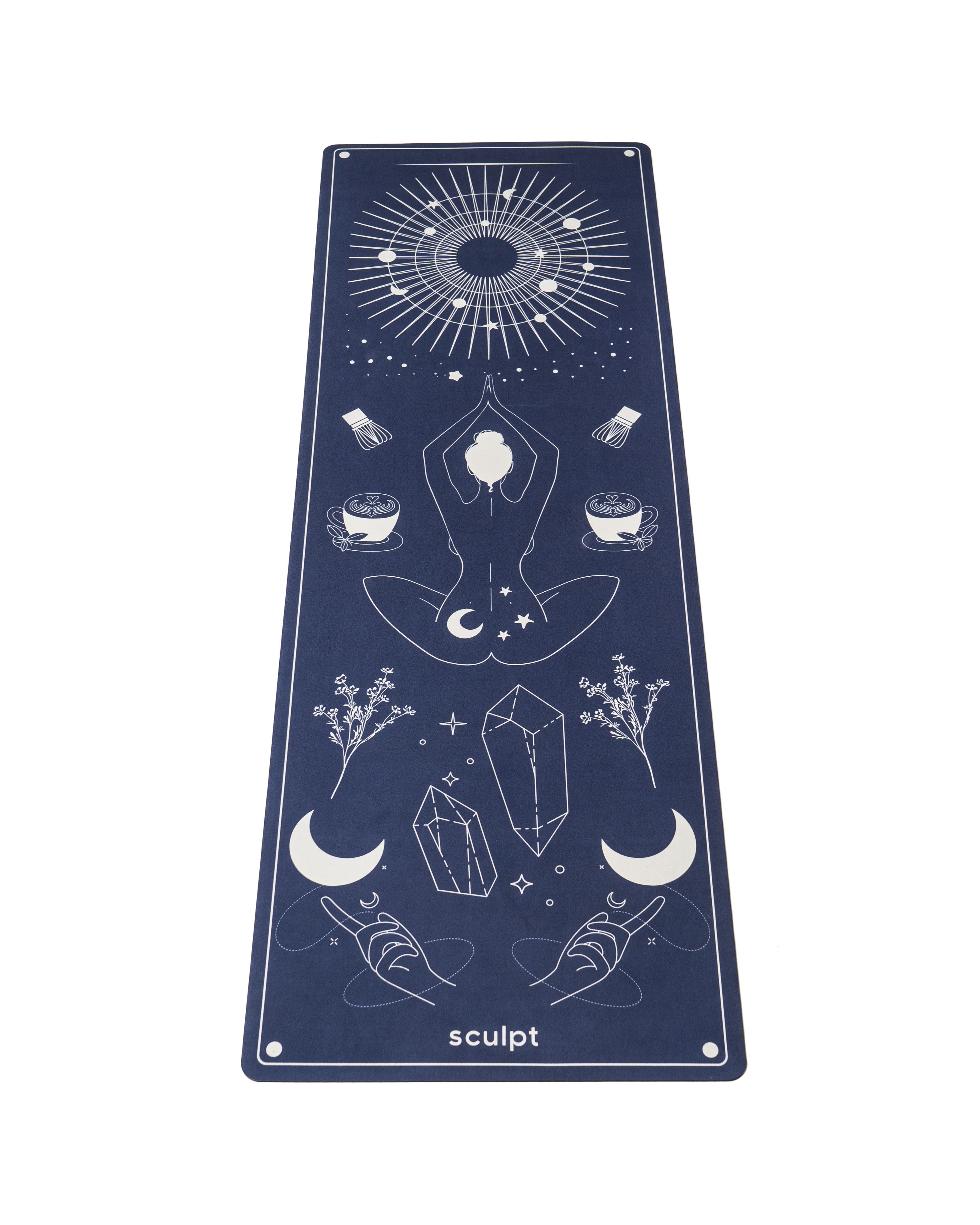 Glow mata do jogi - Cosmic Flow - Lunar Blue